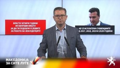 Photo of Трипуновски: ВМРО-ДПМНЕ по доаѓање на власт ќе ги исплати сите субвенции и ќе ја укине зелената такса