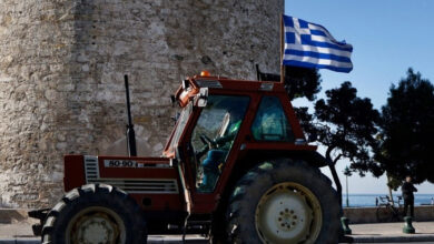 Photo of Протест на земјоделците во центарот на Солун