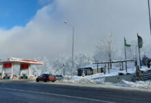 Photo of Снег и дожд на Попова Шапка, магла на патните правци Страцин – Кратово и Велес – Катланово