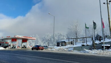 Photo of Снег на патните правци Тетово-Попова Шапка, Гостивар-Стража, Делчево и Страцин, магла во Крушево, на Стража и на Плетвар